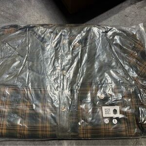 Plaid Button-Up Shirt